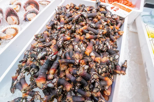 Santander, Cantabria, İspanya 'daki De La Esperanza pazarı.