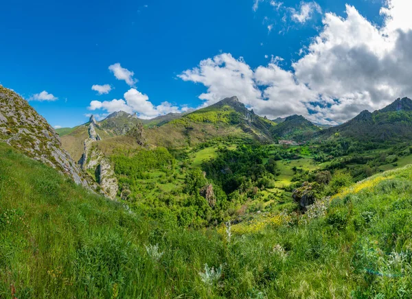 Vega Liebana Est Une Commune Province Cantabrie Dans Nord Espagne — Photo