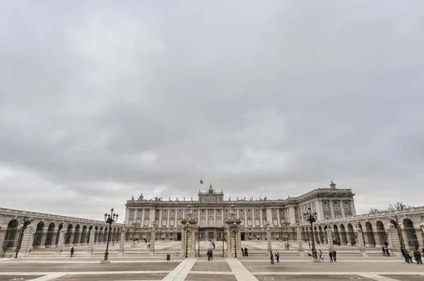 Royal Palace Madrid Palacio Real Madrid Oficjalną Rezydencją Rodziny Królewskiej — Zdjęcie stockowe