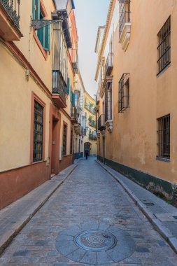 Seville, Es - 8 Mart 2017: San Bartolome, İspanya'nın Sevilla eyaletinde yer alan bir bölgedir..