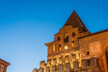 Saint Pierre Abbey in Moissac, Castelsarrasin, Tarn-et-Garonne, Midi-Pyrenees, France