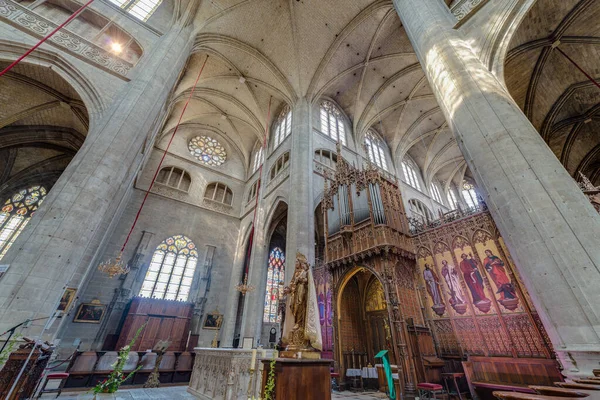 Auch Frankrike Juni 2015 Sainte Marie Church Gers Languedoc Roussillon — Stockfoto