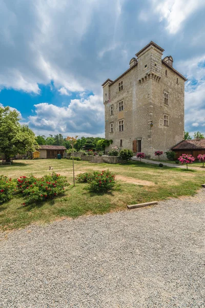 Gers Deki Herrebouc Kulesi Languedoc Roussillon Midi Pyrenees Güney Fransa — Stok fotoğraf