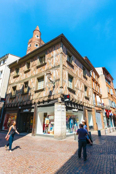 Toulouse France Juni 2015 Kaufmannstürme Aus Der Zeit Als Toulouse — Stockfoto