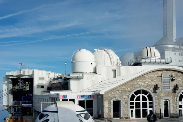 Telescópio Baillaud Pic Midi Bigorre Hautes Pyrenees Francia — Fotografia de Stock