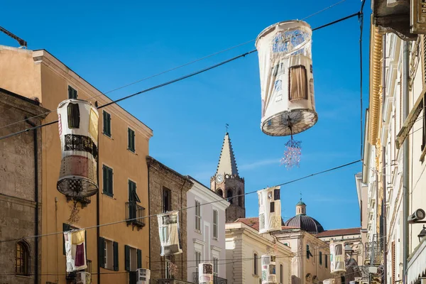 Miasto Alghero Prowincji Sassari Sardynia Włochy — Zdjęcie stockowe