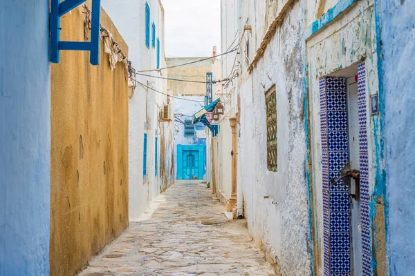 Hammamet 2017年3月21日 チュニジア初の観光地 ハマメットの通り ハンマメット湾に位置 — ストック写真