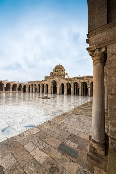 Kairouan Mars 2017 Den Stora Moskén Även Känd Som Den — Stockfoto
