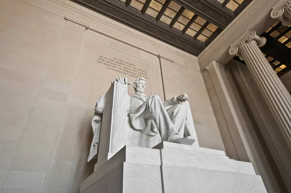 Het Interieur Van Lincoln Memorial Het Winkelcentrum Verenigde Staten — Stockfoto