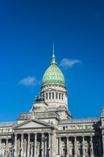 Конгрес Аргентинський Нації Іспанська Аргентина Congreso Nacion Законодавчої Гілки Влади — стокове фото