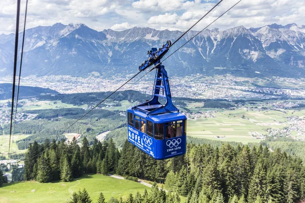 Teleferic Montaña Zona Esquí Patscherkofel Región Del Tirol Sur Innsbruck —  Fotos de Stock