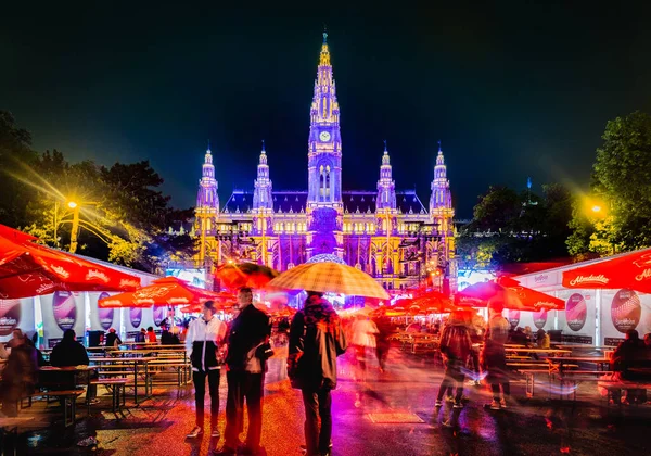 Vienna May 2015 Vienna City Hall Wiener Rathaus Seat Local — Stock Photo, Image