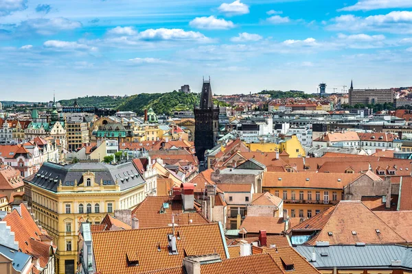 Powder Tower Powder Gate Una Torre Gótica Praga República Checa — Foto de Stock