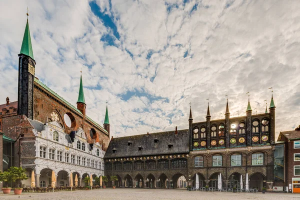 Luebeck Septembre 2017 Mairie Ville Hanséatique Lubeck Une Des Grandes — Photo