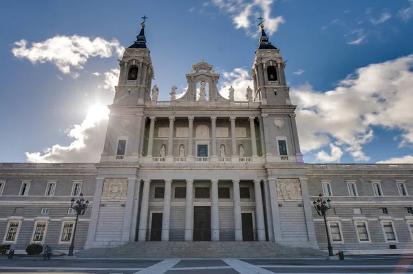 Santa Maria Real Almudena Katholieke Kathedraal Zetel Van Rooms Katholieke — Stockfoto