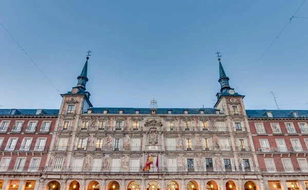 Plaza Mayor Byl Postaven Období Habsburské Centrálním Náměstí Městě Obklopen — Stock fotografie