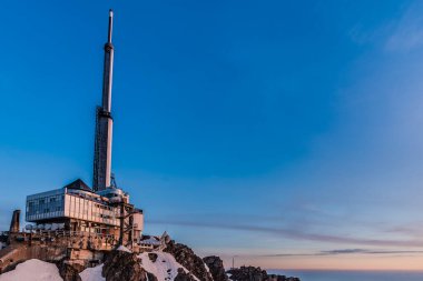 Pic du Midi de Bigorre yayın antenleri, Hautes Pyrenees, Fransa
