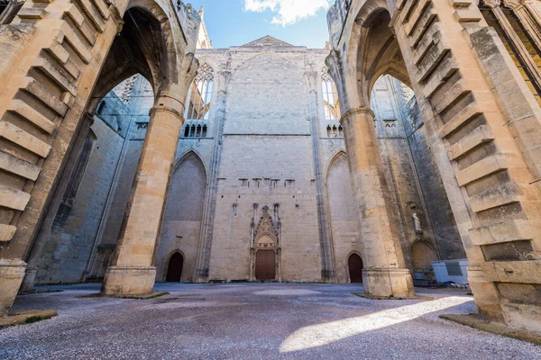 Catedral Saint Just Saint Pasteur Narbonne Languedoc Roussillon Midi Pyrenees — Fotografia de Stock
