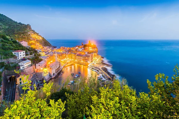 Vernazza Χωριό Μέσα Cinque Terre Στη Λιγουρία Περιοχή Βόρεια Ιταλία — Φωτογραφία Αρχείου