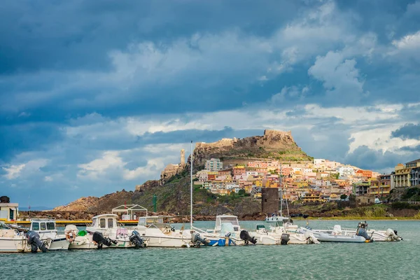 Castelsardo Situata Nel Nord Ovest Della Sardegna Provincia Sassari All — Foto Stock