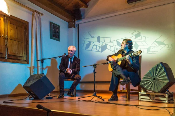 Granada Spanien November 2015 Flamenco Show Mit Segundo Falken Und — Stockfoto