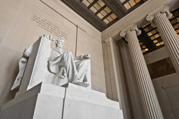 Het Interieur Van Lincoln Memorial Het Winkelcentrum Verenigde Staten — Stockfoto