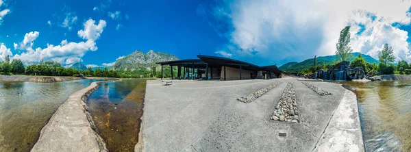 Parc Prehistoire Tarascon Sur Ariege Ariege Midi Pyreneeën Zuid Frankrijk — Stockfoto