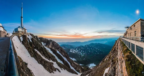 Lever Soleil Sur Pic Midi Bigorre Hautes Pyrénées France — Photo