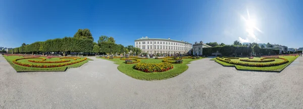 Salzburg Austria Agosto 2014 Jardín Barroco Mirabell Mirabellgarten Ubicado Salzburgo — Foto de Stock