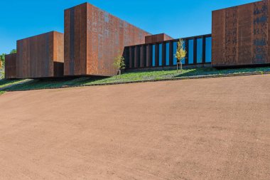 Rodez 'deki Soulages Müzesi, Midi Pirenes Aveyron Bölümü, Fransa