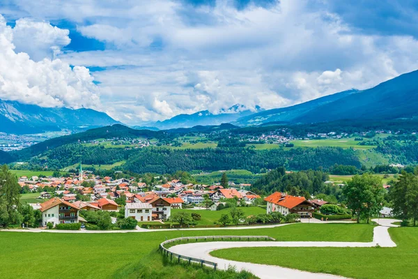 Mutters Village Près Innsbruck Dans Ouest Autriche — Photo