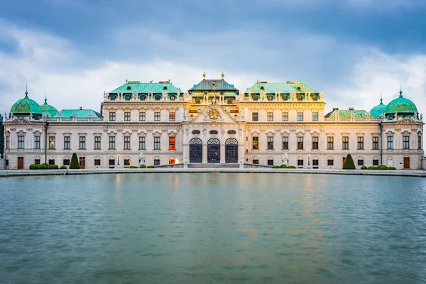 Belvedere Historisk Byggnadskomplex Bestående Två Barockpalats Övre Och Nedre Belvedere — Stockfoto