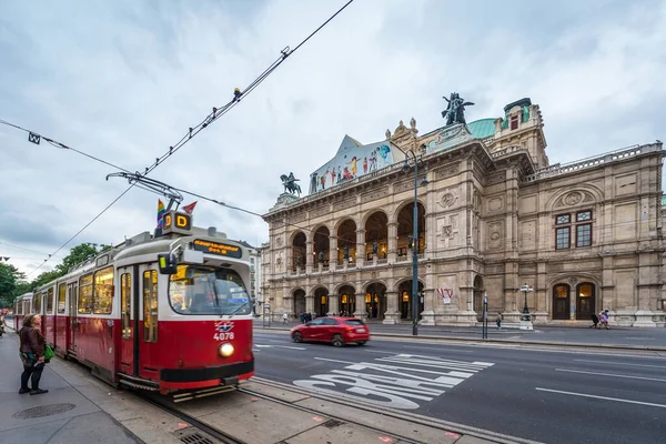 Viena Mayo 2015 Ópera Estatal Viena Wiener Staatsoper Una Compañía — Foto de Stock