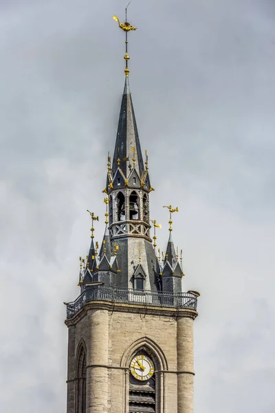 Der Glockenturm Von Tournai Der Älteste Belgien Ist Auch Unesco — Stockfoto