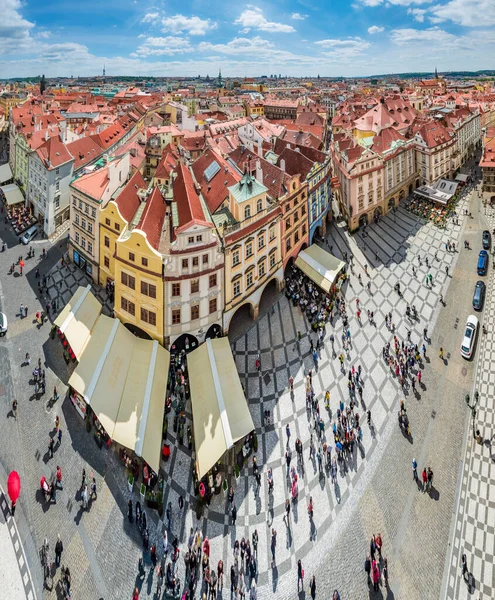 Praga Maggio 2015 Piazza Della Città Vecchia Colloquialmente Staromak Una — Foto Stock