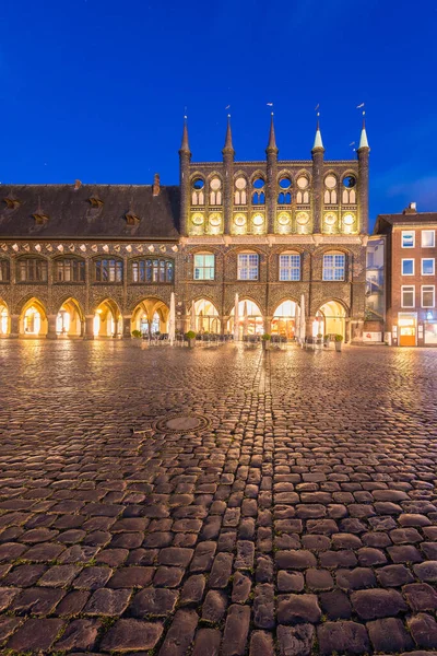 Luebeck September 2017 Stadhuis Van Hanzestad Lübeck Een Van Grootste — Stockfoto