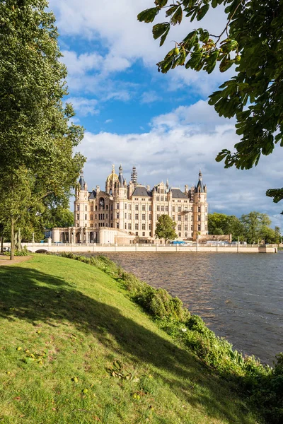 Schwerin Palace Schwerin Castle Schweriner Schloss Localizado Cidade Schwerin Capital — Fotografia de Stock