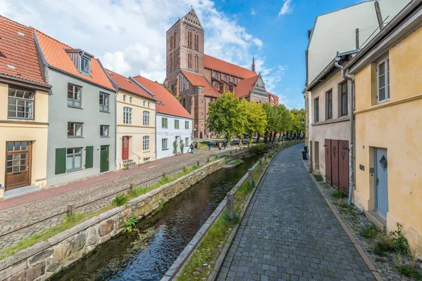 Wismar Settembre 2017 Chiesa San Nicola Wismar Nikolaikirche Una Delle — Foto Stock