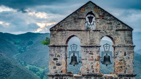 San Miguel Eremitage Der Nähe Von Potes Einer Der Interessantesten — Stockfoto