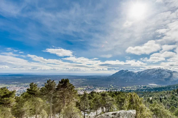 San Lorenzo Escorial Tarihsel Konutu Spanya Yaklaşık Kilometre Kuzeybatısında Madrid — Stok fotoğraf