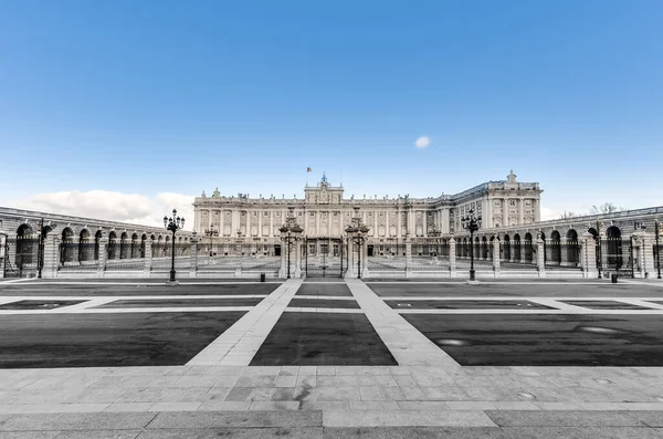 Royal Palace Madrid Palacio Real Madrid Official Residence Spanish Royal — Stock Photo, Image