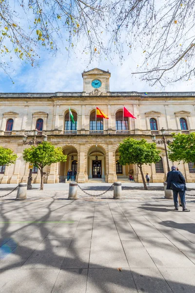 Seville Mart 2017 Belediye Binası Plateresque Mimarisinin Önemli Örneklerinden Biri — Stok fotoğraf