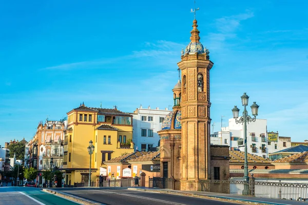 Seville Março 2017 Capilla Del Carmen Uma Pequena Capela Localizada — Fotografia de Stock