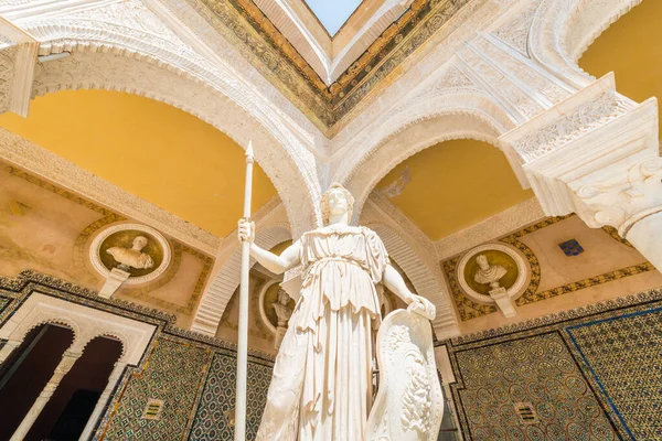 Seville Julho 2017 Casa Pilatos Palácio Que Combina Estilos Renascentista — Fotografia de Stock