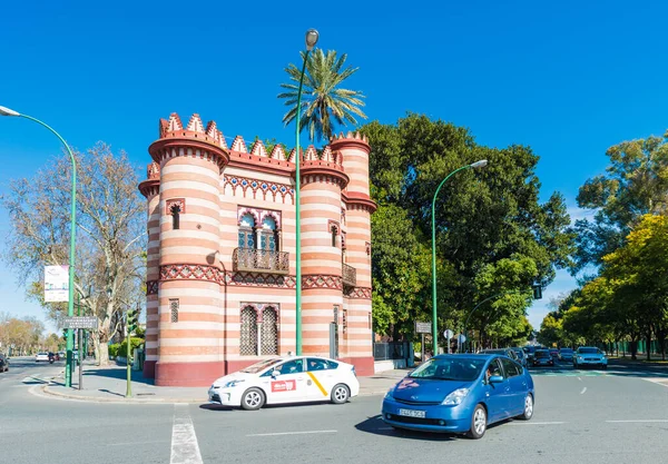 Seville March 2017 Costurero Reina Small Building Located Edge Gardens — Stock Photo, Image