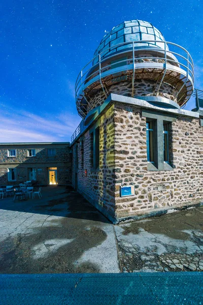 Meter Telescope Pic Midi Bigorre Hautes Pyrenees France — Stock Photo, Image