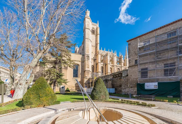 Narbonne França Fevereiro 2016 Saint Just Saint Pasteur Cathedral Narbonne — Fotografia de Stock