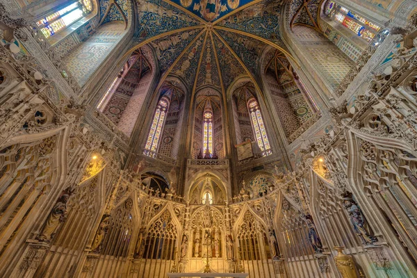 Albi Frankrijk Juni 2015 Kathedraal Basiliek Van Sint Cecilia Beweerd — Stockfoto