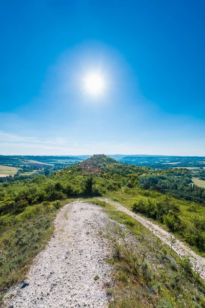 Cordes Sur Ciel Wieś Pobliżu Albi Tarn Midi Pyrenees Południowej — Zdjęcie stockowe