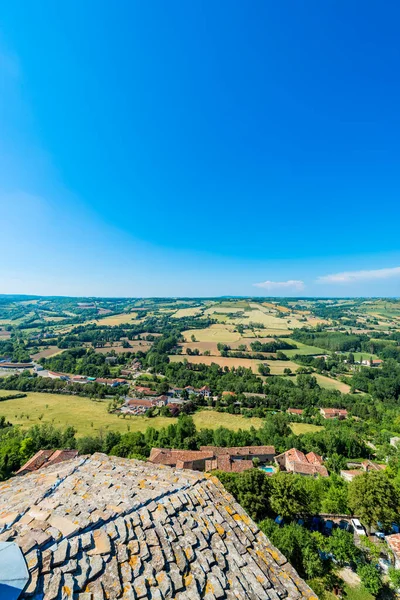 Cordes Sur Ciel Tarn Midi Pyrenees Güney Saint Michel Church — Stok fotoğraf